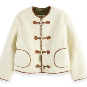Scotch & Soda NWT Short Teddy Jacket